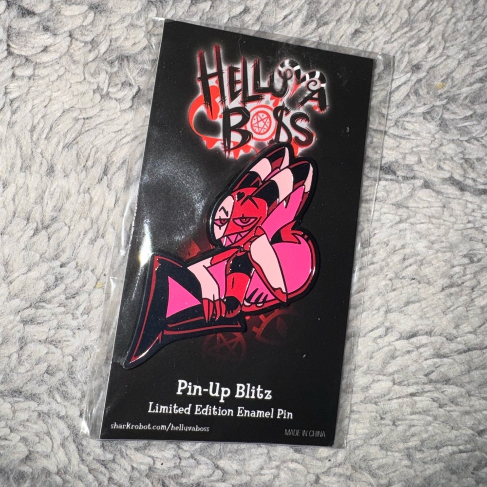Helluva Boss Pin-Up Blitzo Limited Edition Enamel Pin